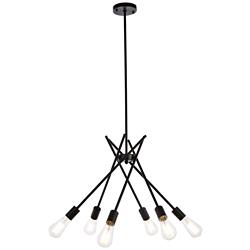 Lucca 23" Pendant In Black