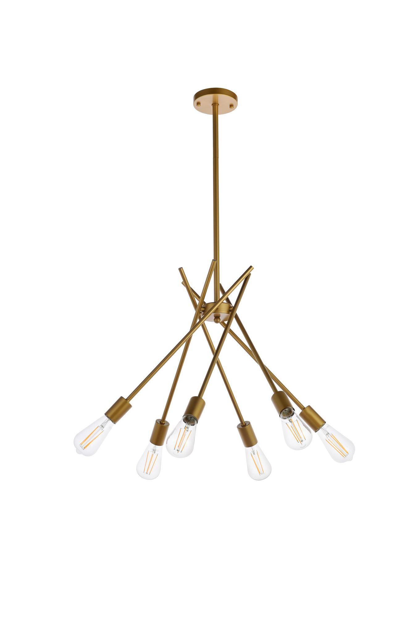 Lucca 23" Pendant In Brass