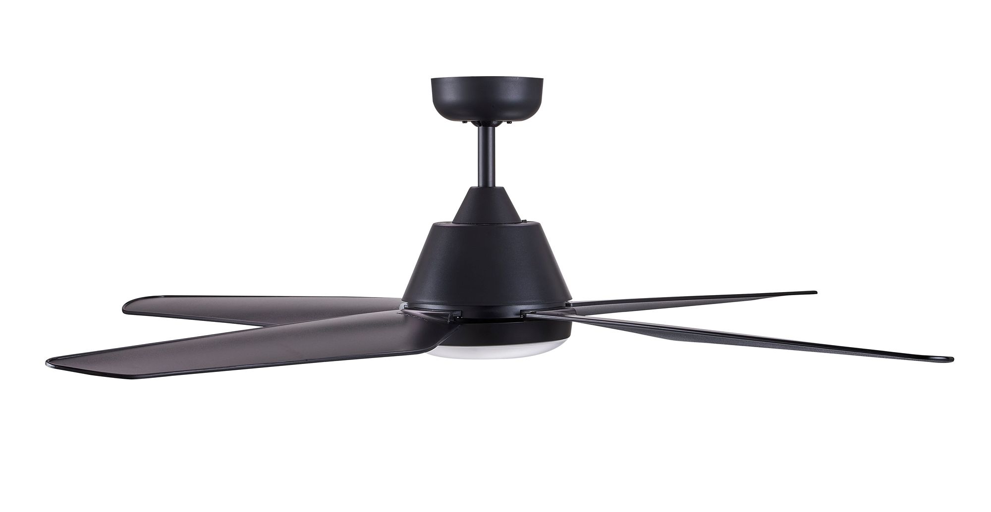 Lucci Air Aria 52" Indoor/Outdoor Black Fan & Light