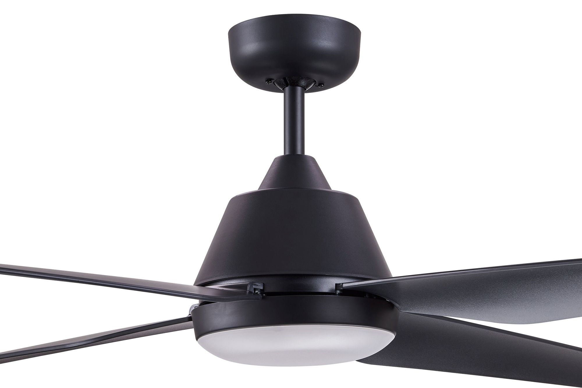 Lucci Air Aria 52" Indoor/Outdoor Black Fan & Light