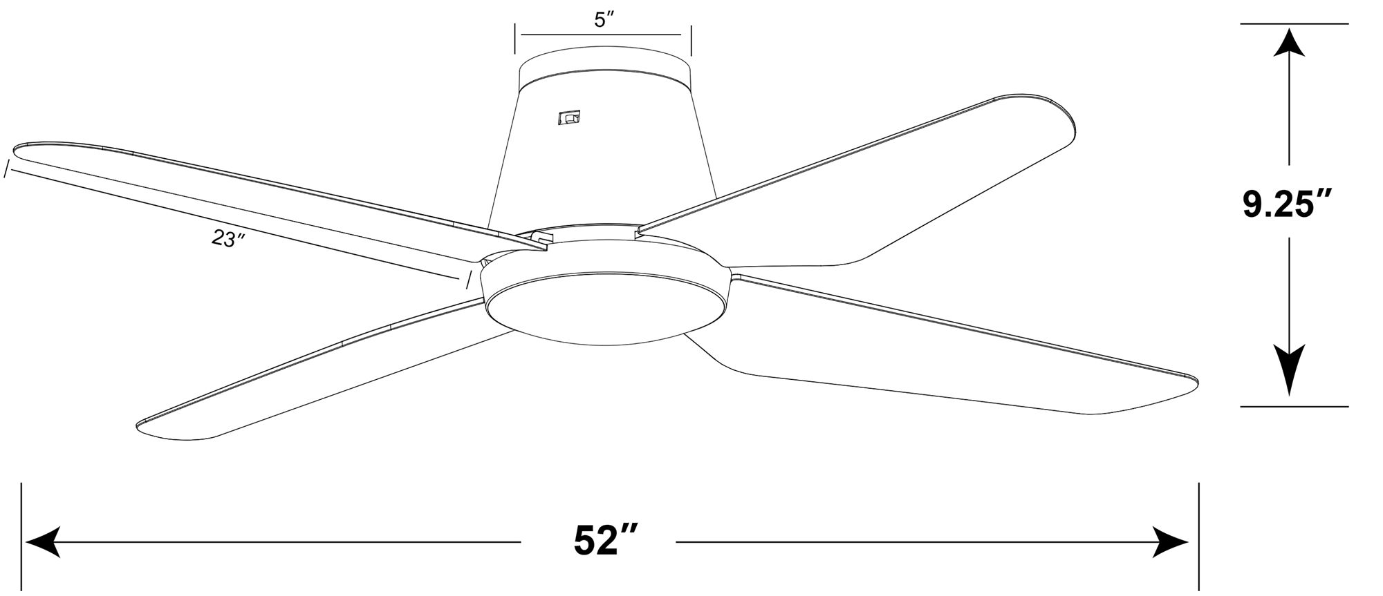 Image 6 Lucci Air Aria Hugger 52" Indoor/Outdoor White Fan & Light more views