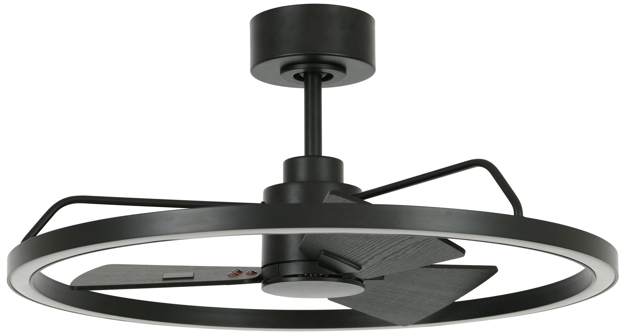 Lucci Air Cessna 28" DC Black w/Black Blades Fan & Light