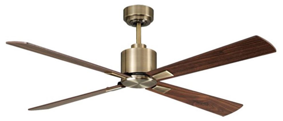 Lucci Air Climate 52" DC Antique Brass F