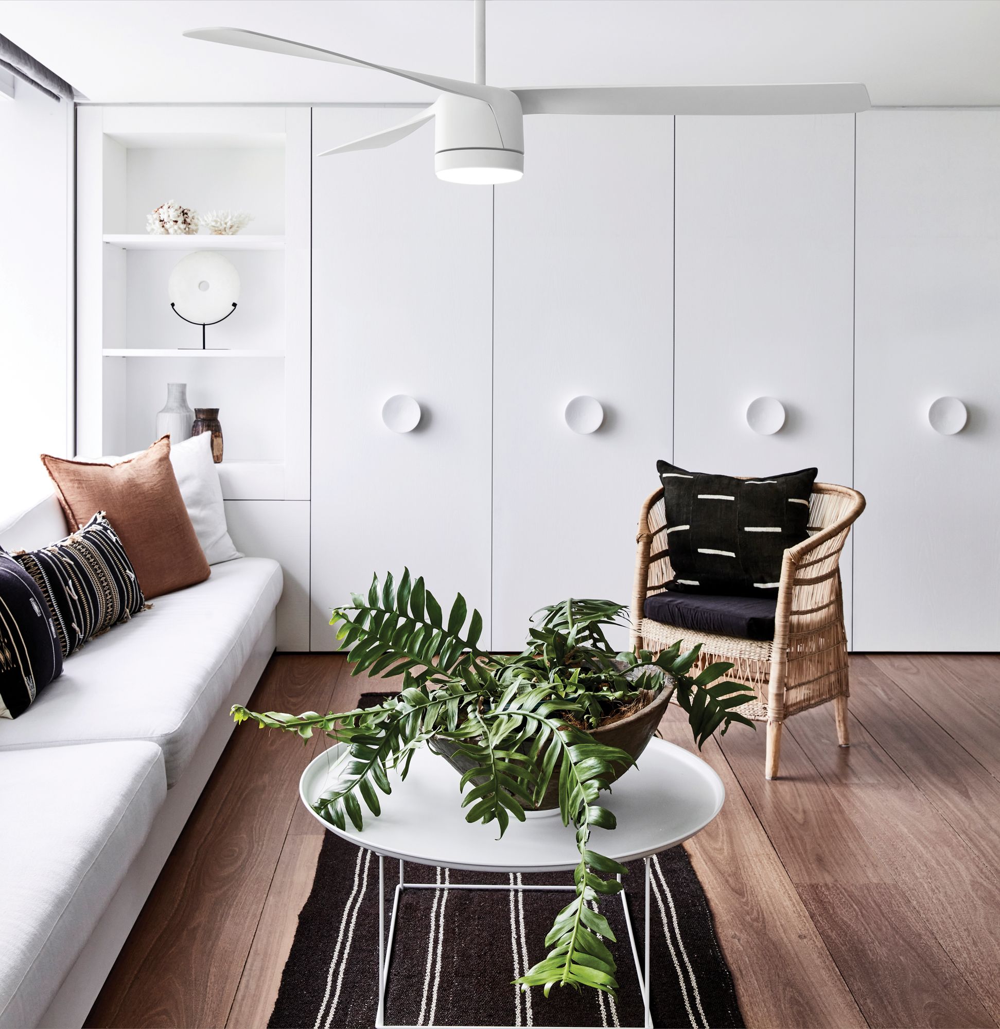 Lucci Air Peregrine 56" Indoor/Outdoor DC White Fan & Light