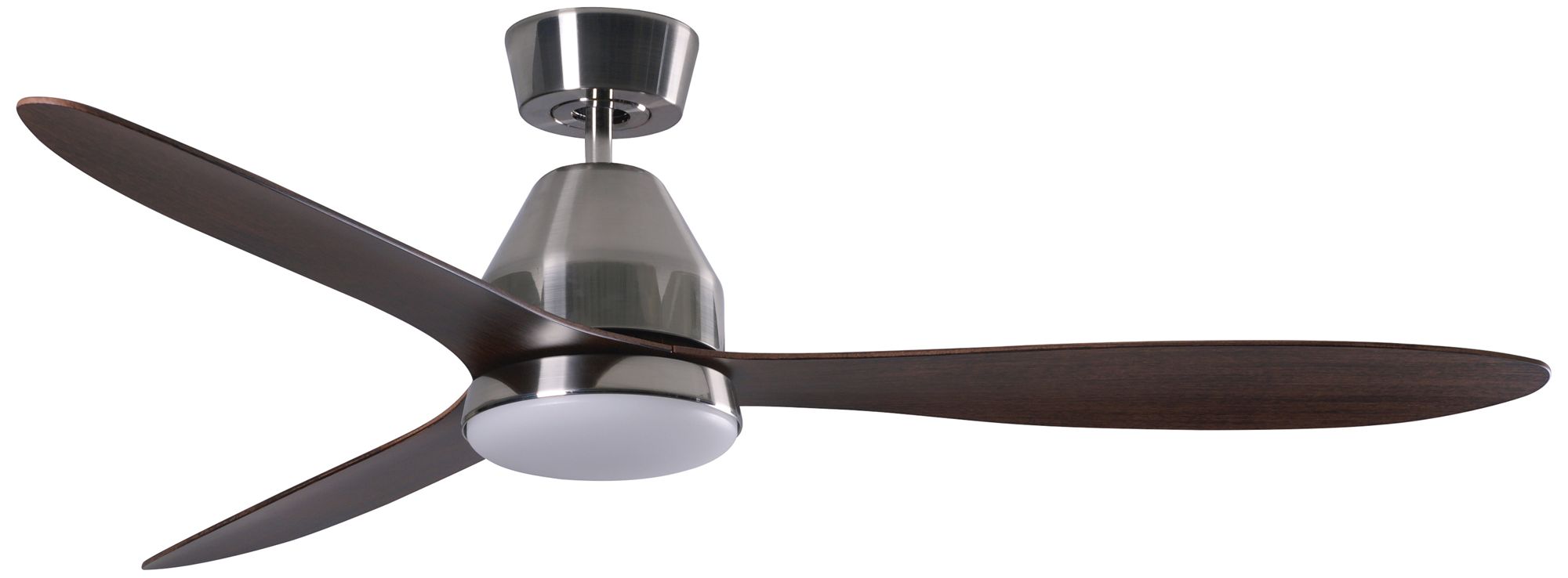 Lucci Air Whitehaven 56" DC Smart Indoor/Outdoor Brushed Chrome Fan & Light