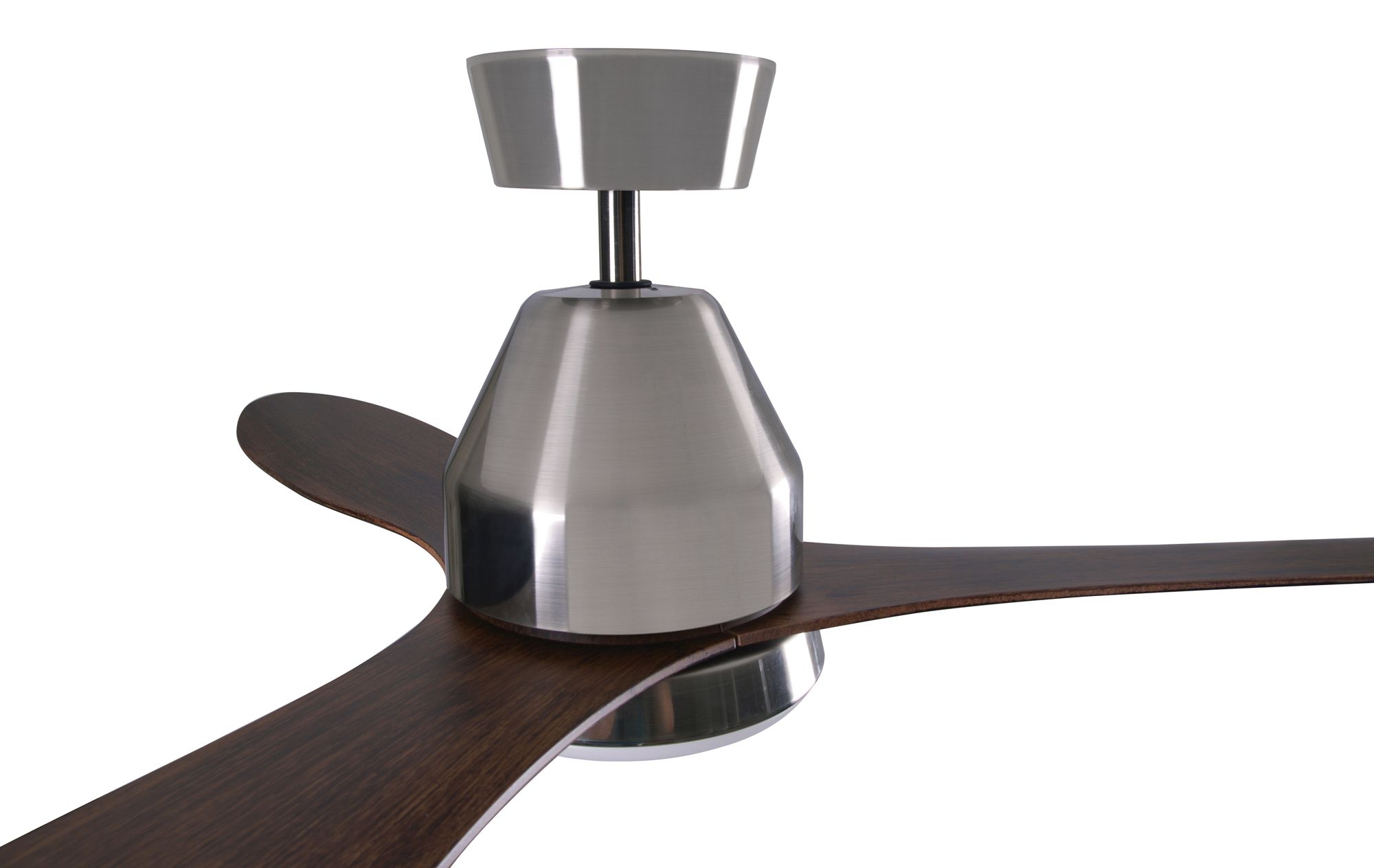 Image 6 Lucci Air Whitehaven 56" DC Smart Indoor/Outdoor Brushed Chrome Fan & Light more views