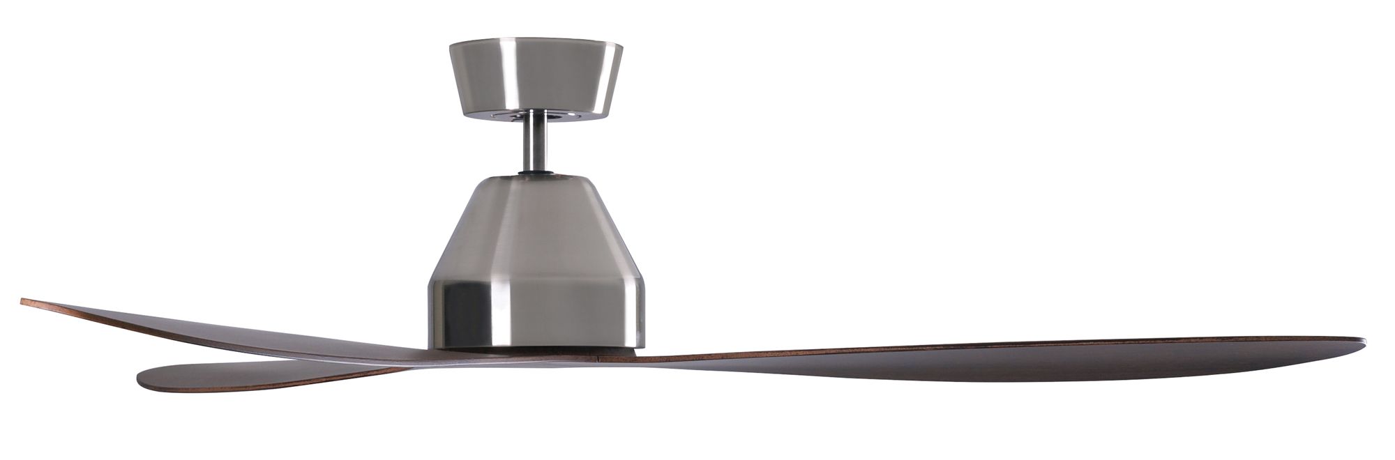 Image 2 Lucci Air Whitehaven 56" DC Smart Indoor/Outdoor Brushed Chrome Fan more views