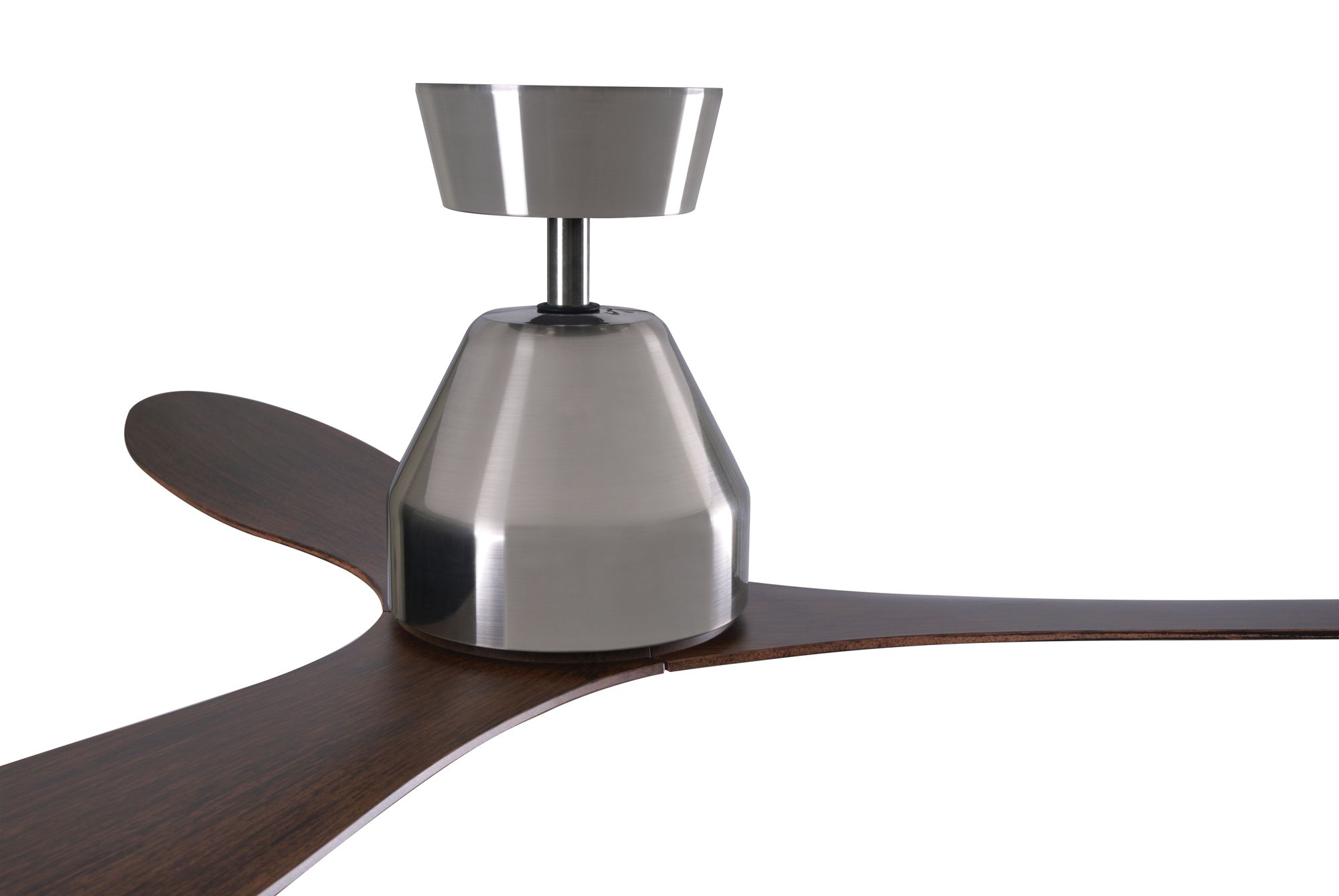 Image 3 Lucci Air Whitehaven 56" DC Smart Indoor/Outdoor Brushed Chrome Fan more views