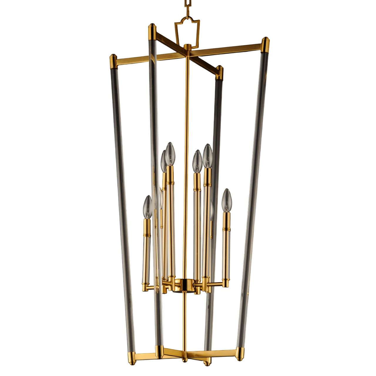 Image 2 Lucent 8-Light Pendant - Heritage Brass more views