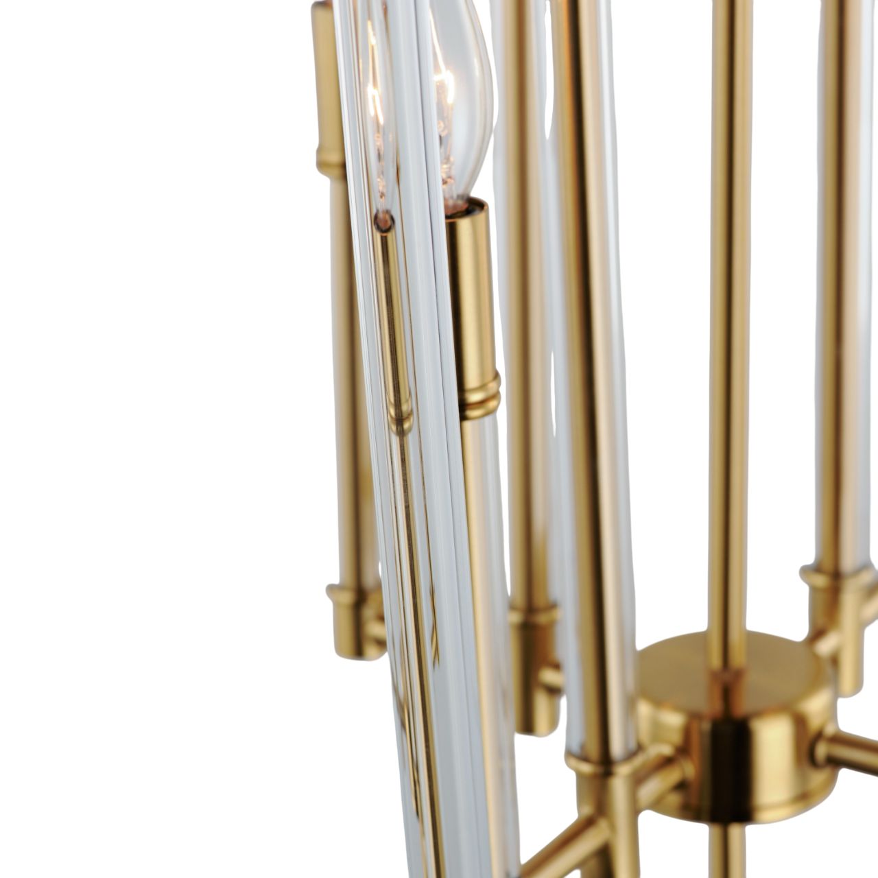 Image 4 Lucent 8-Light Pendant - Heritage Brass more views