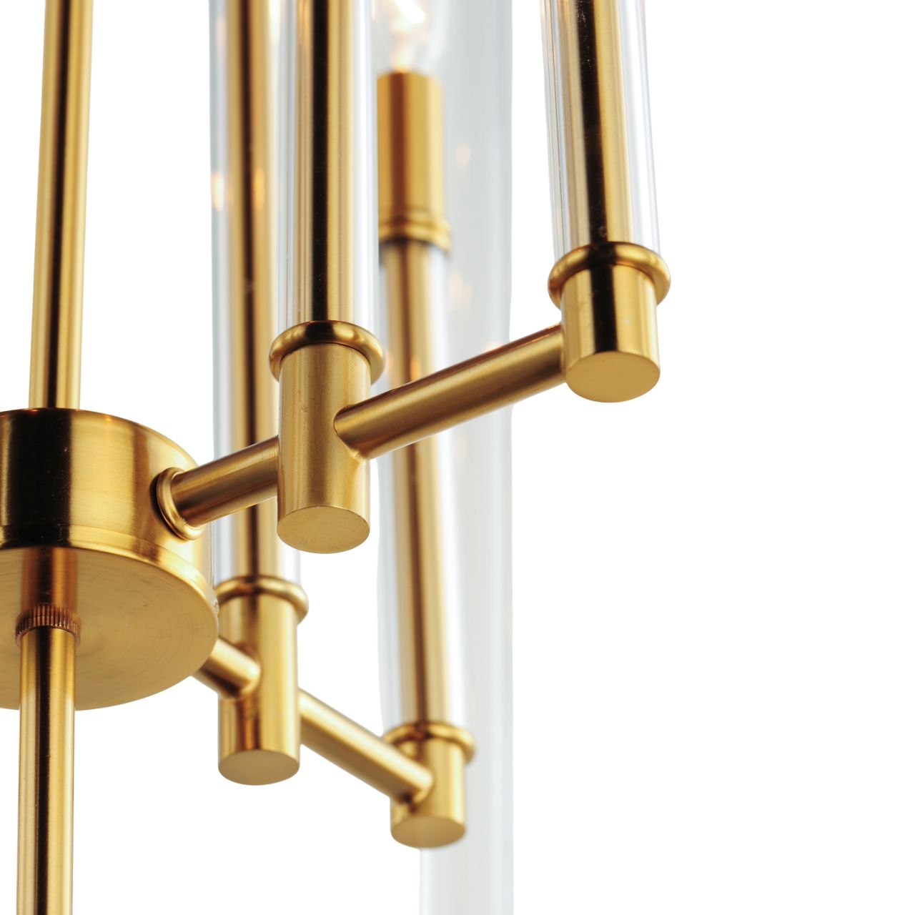 Image 5 Lucent 8-Light Pendant - Heritage Brass more views