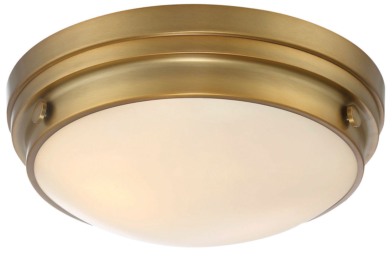 Image 4 Lucerne 2-Light Ceiling Light in Warm Brass more views
