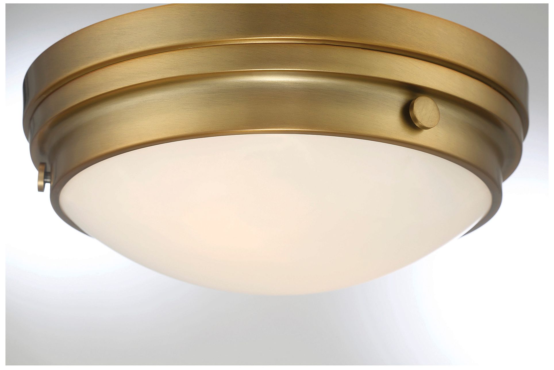 Image 6 Lucerne 2-Light Ceiling Light in Warm Brass more views