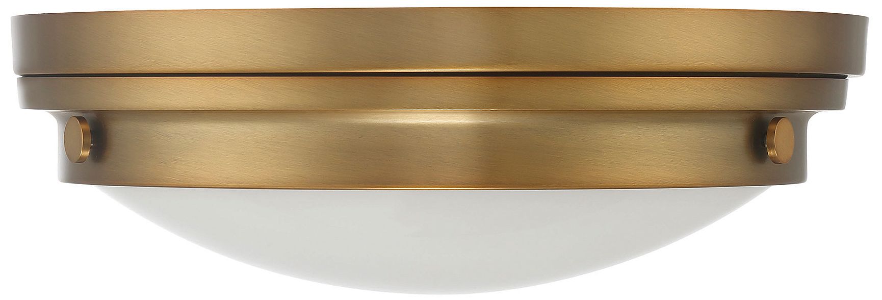 Image 2 Lucerne 3-Light Ceiling Light in Warm Brass more views