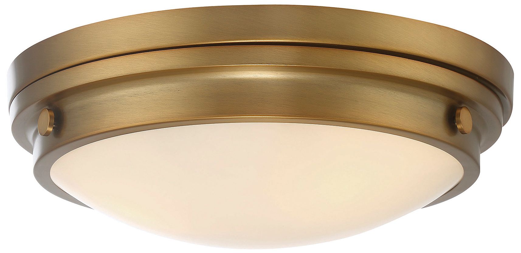 Image 3 Lucerne 3-Light Ceiling Light in Warm Brass more views