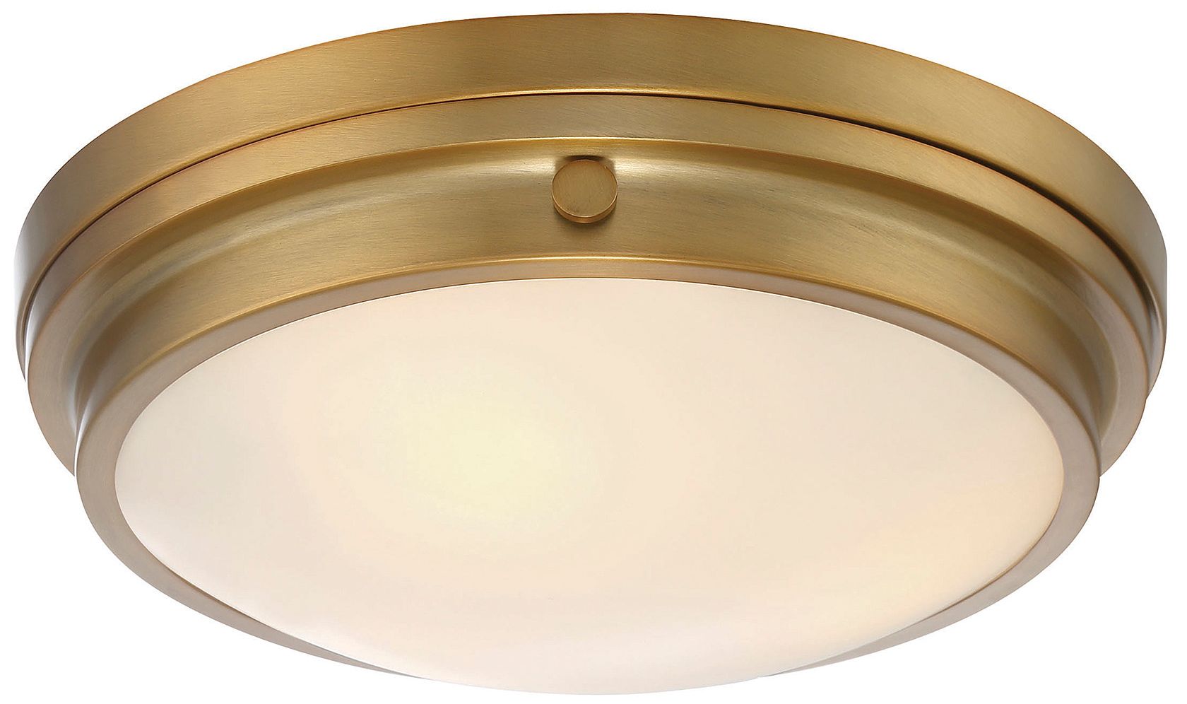 Image 5 Lucerne 3-Light Ceiling Light in Warm Brass more views