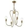 6_Lucerne 4 Light Antique Brass Chandelier more views