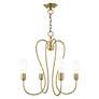 7_Lucerne 4 Light Antique Brass Chandelier more views