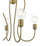 Lucerne 4 Light Antique Brass Chandelier