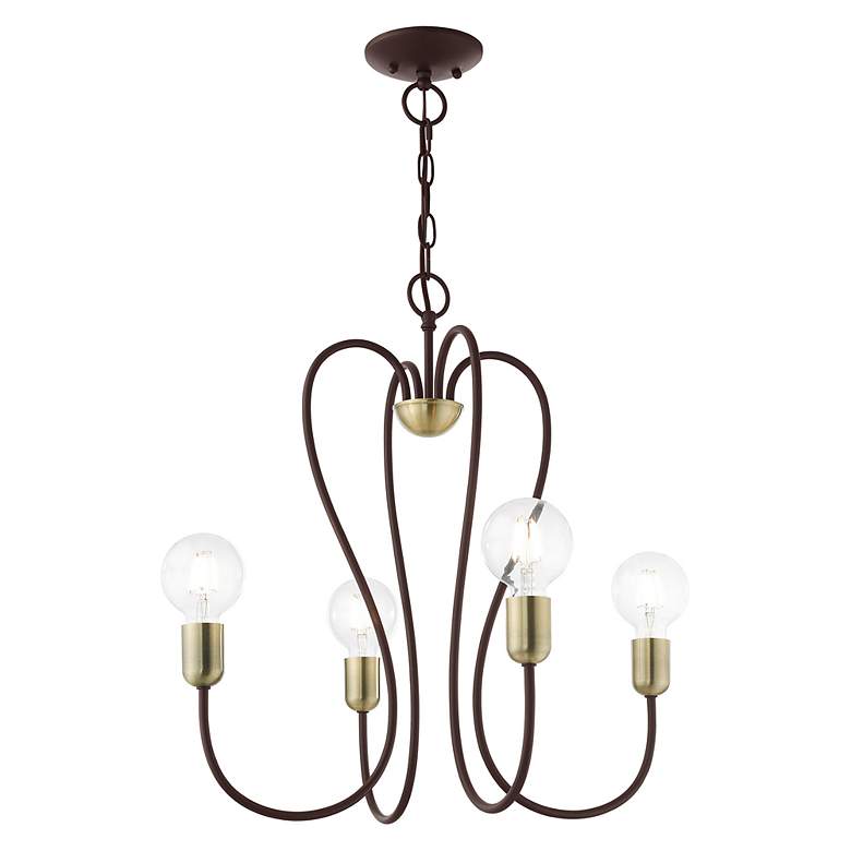 Image 5 Lucerne 4 Light Bronze Chandelier more views