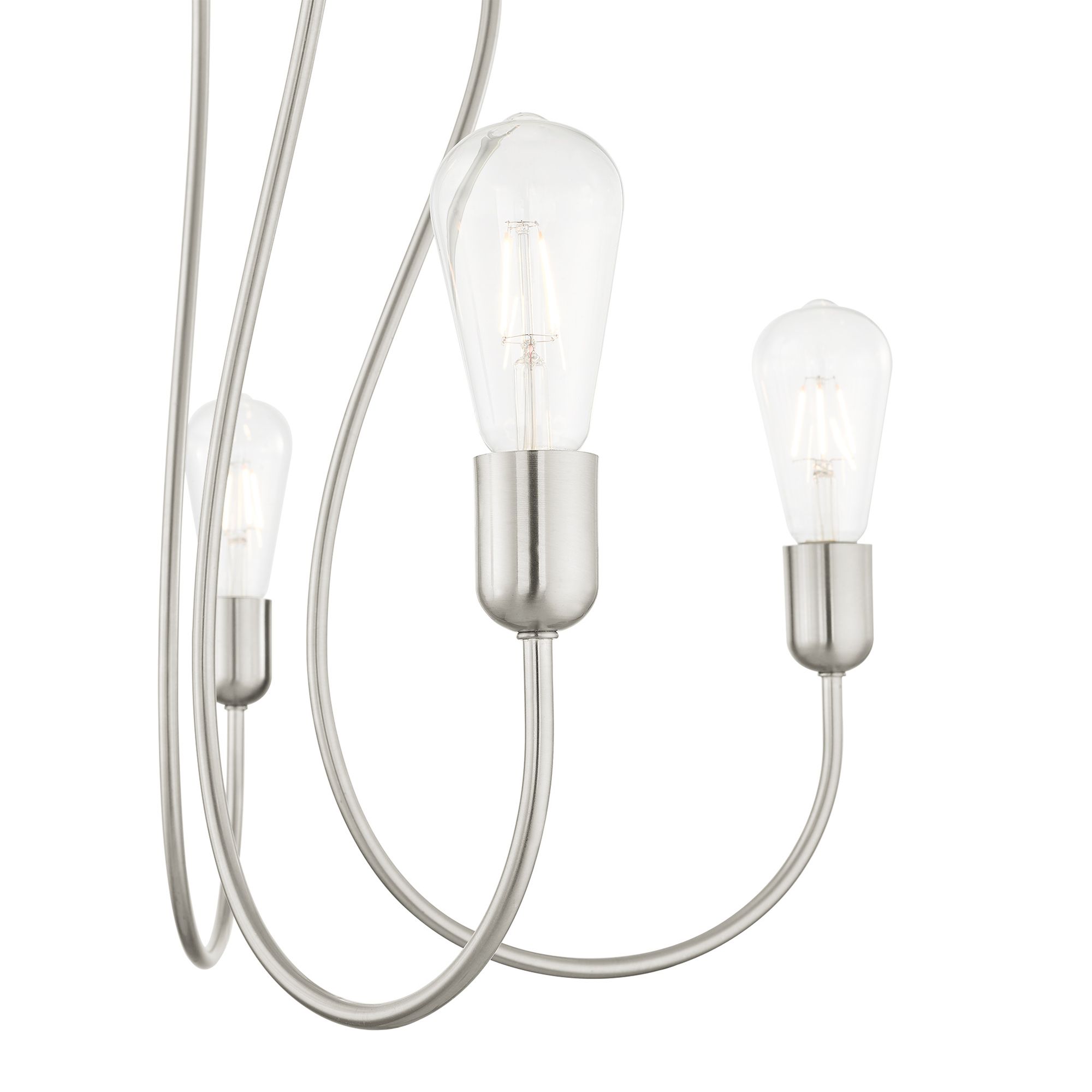 Lucerne 5 Light Brushed Nickel Chandelier