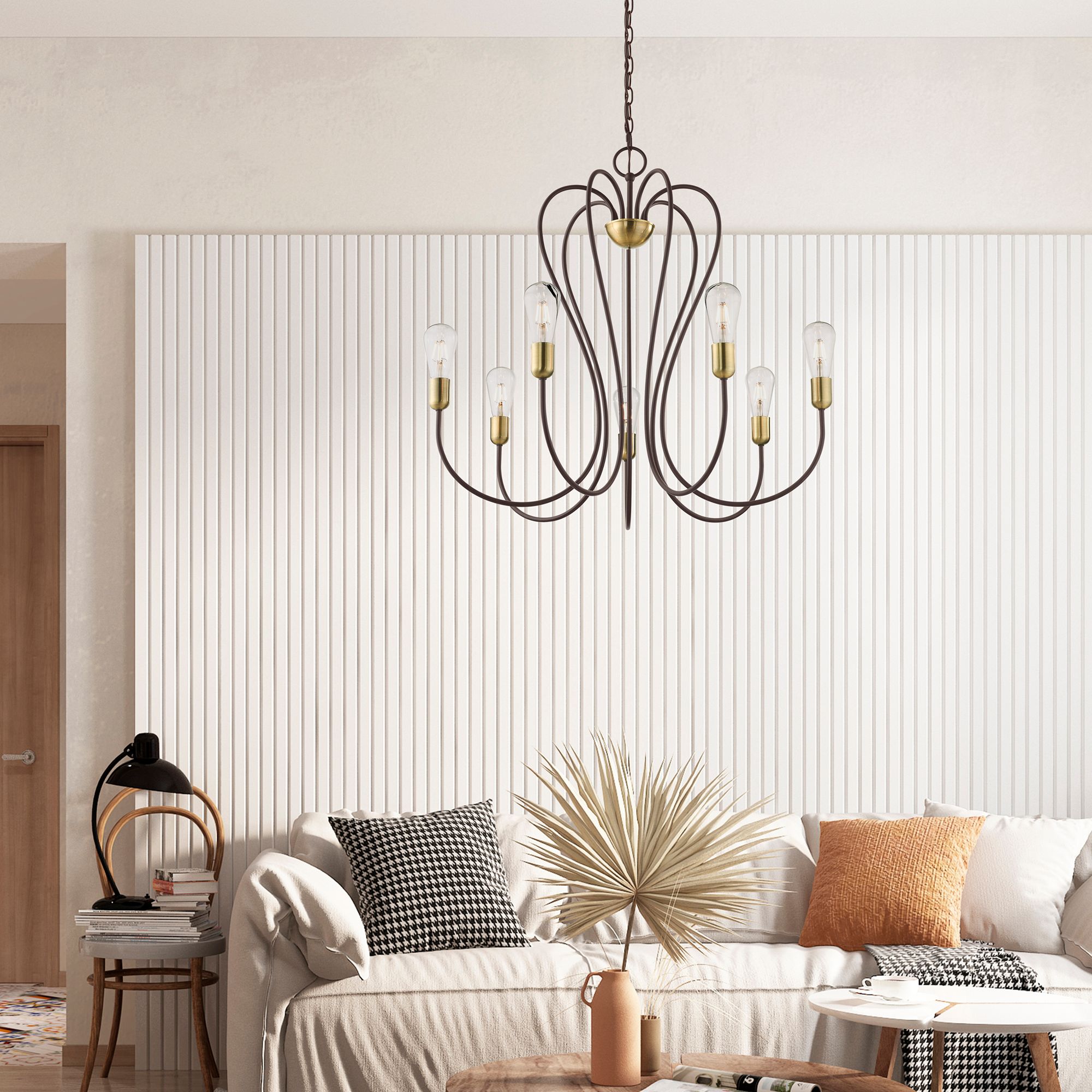 Lucerne 7 Light Bronze Chandelier