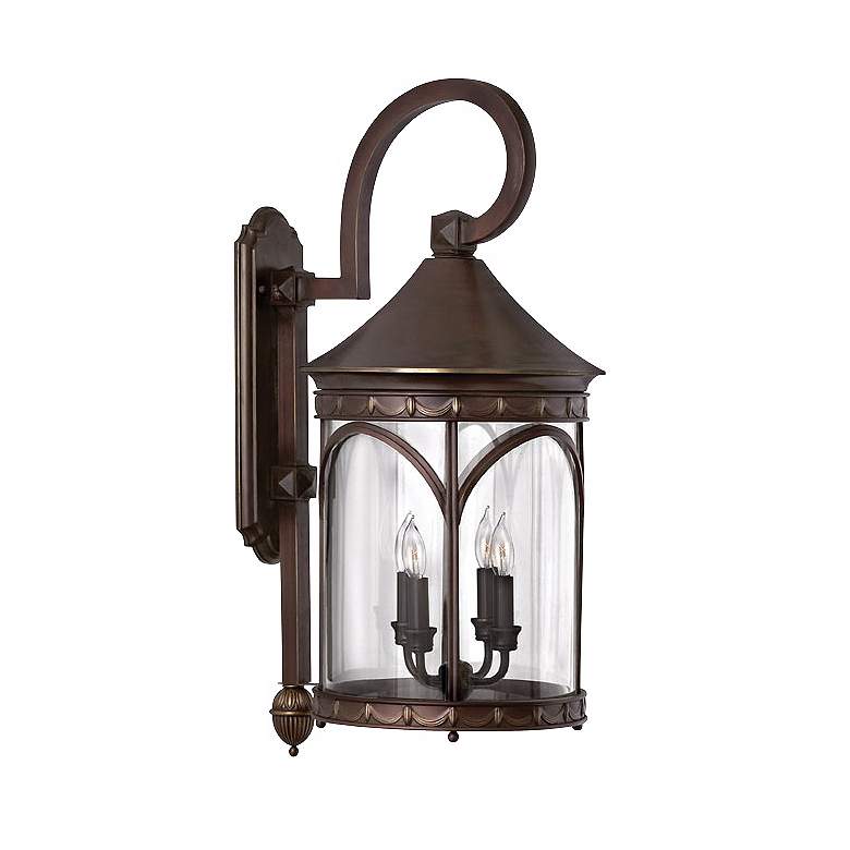 Image 1 Lucerne Collection 29 1/2 inch High Outdoor Wall Light