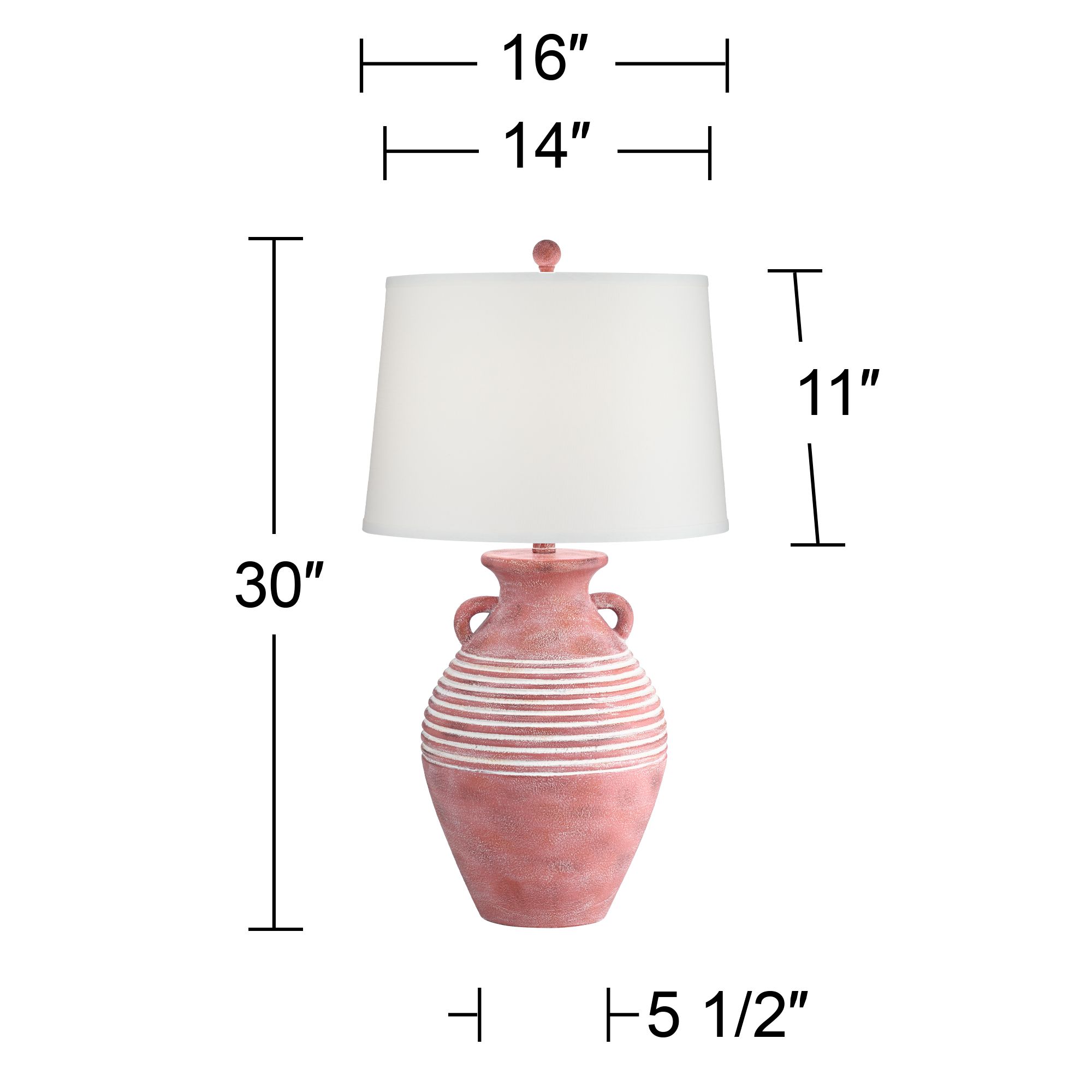 Lucero 30" Southwest Rustic Jug Table Lamps Set of 2