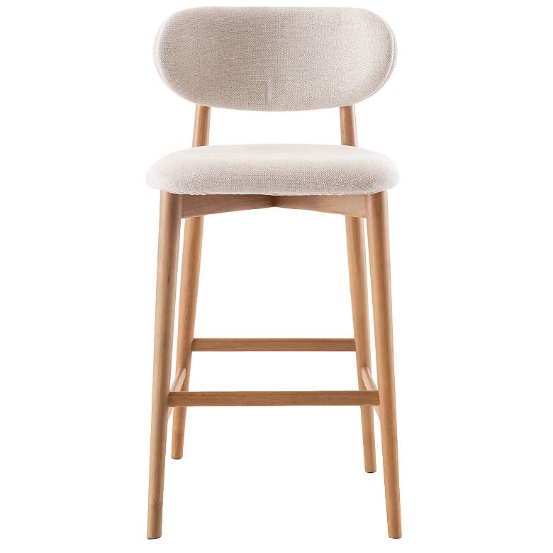 Image 1 Lucia 20" Wide Harvest Natural Bar Stool Domasco Frame