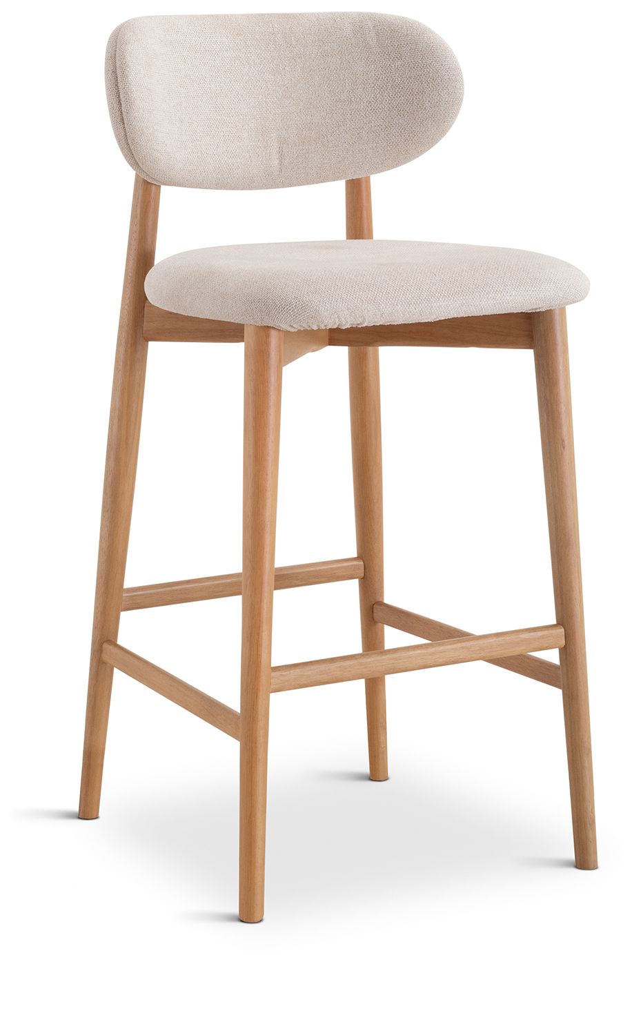 Image 2 Lucia 20" Wide Harvest Natural Bar Stool Domasco Frame more views