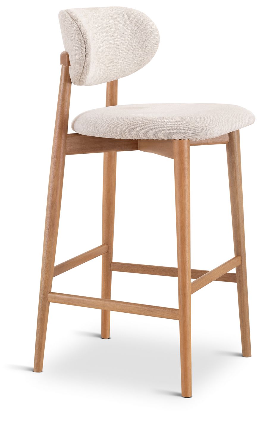 Image 3 Lucia 20" Wide Harvest Natural Bar Stool Domasco Frame more views