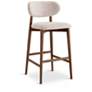 2_Lucia 20" Wide Harvest Natural Bar Stool Nogal Frame more views