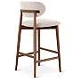 5_Lucia 20" Wide Harvest Natural Bar Stool Nogal Frame more views