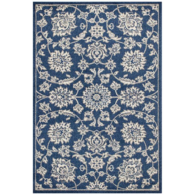 Image 2 Lucia 2753 5'3"x7'7" Denim Verona Indoor-Outdoor Area Rug