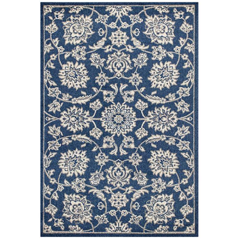 Image 2 Lucia 2753 5&#39;3 inchx7&#39;7 inch Denim Verona Indoor-Outdoor Area Rug