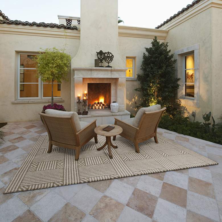 Image 4 Lucia 2762 5'3"x7'7" Beige Westport Indoor-Outdoor Area more views