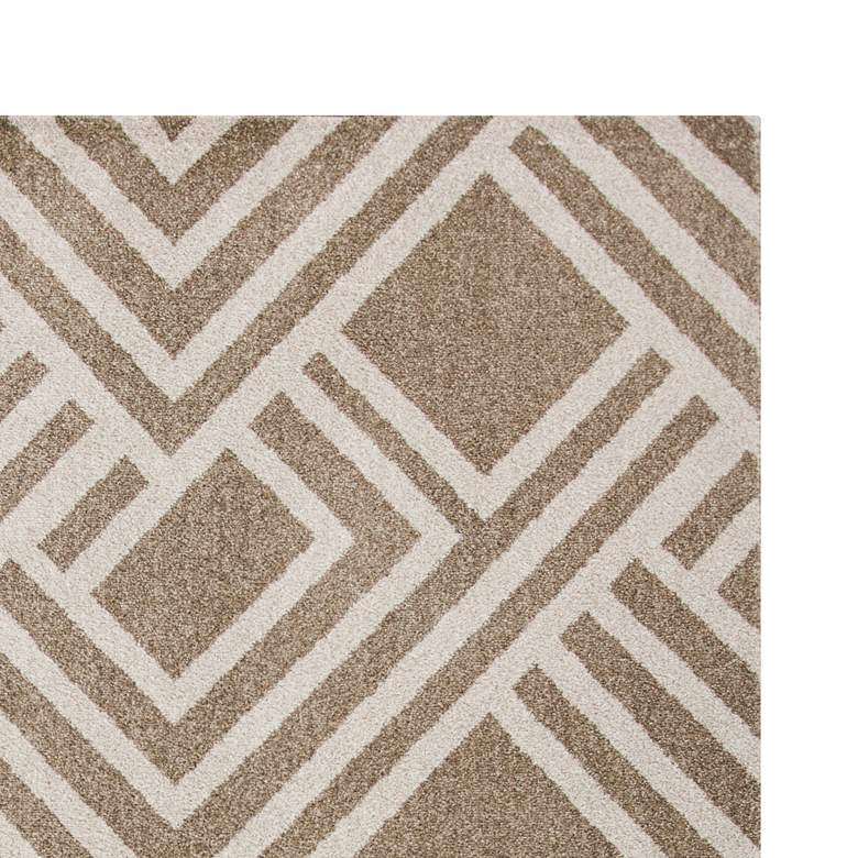 Image 2 Lucia 2763 5'3"x7'7" Beige Modeme Indoor-Outdoor Rug more views