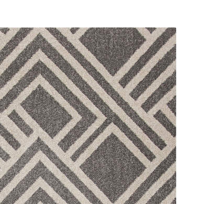 Image 2 Lucia 2764 5'3"x7'7" Gray Modeme Indoor-Outdoor Rug more views