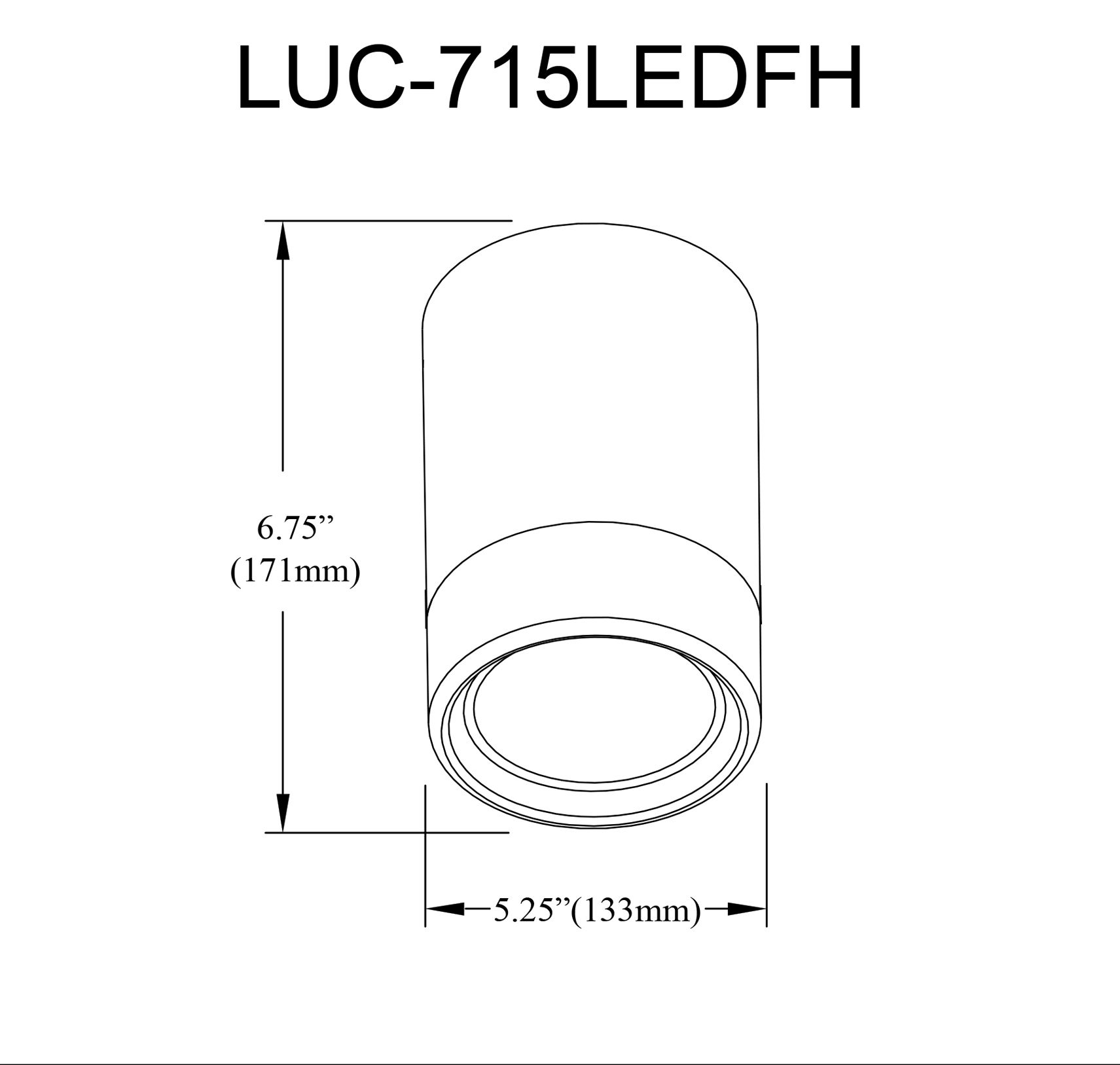 Image 2 Lucia 5.5" Wide Aged Brass LED Flush Mount more views