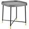 Lucia Gray and Black Side Table