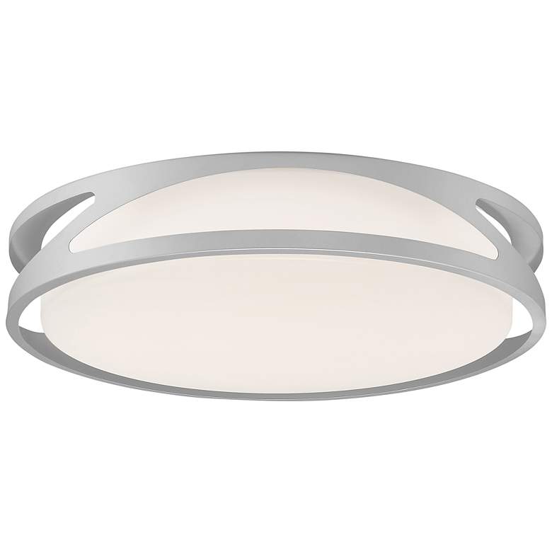 Image 1 Lucia - LED 18 inch Flush Mount - Satin Finish - Acrylic Lens - Dedicated 