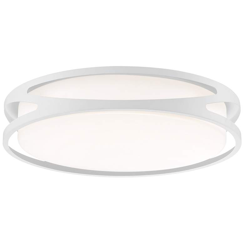 Image 1 Lucia - LED 18" Flush Mount - White Finish - Acrylic Lens - Dedicated