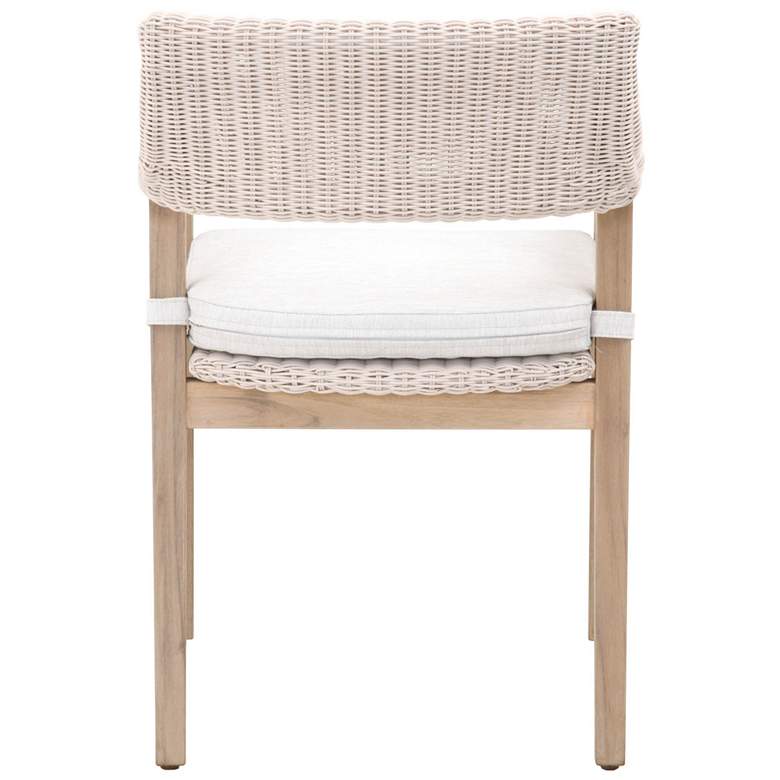 Image 5 Lucia Outdoor Arm Chair, Pure White Synthetic Wicker more views