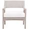 Lucia Outdoor Club Chair, Pure White Synthetic Wicker