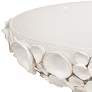 Lucia White Ceramic 16" Wide Decorative Bowl