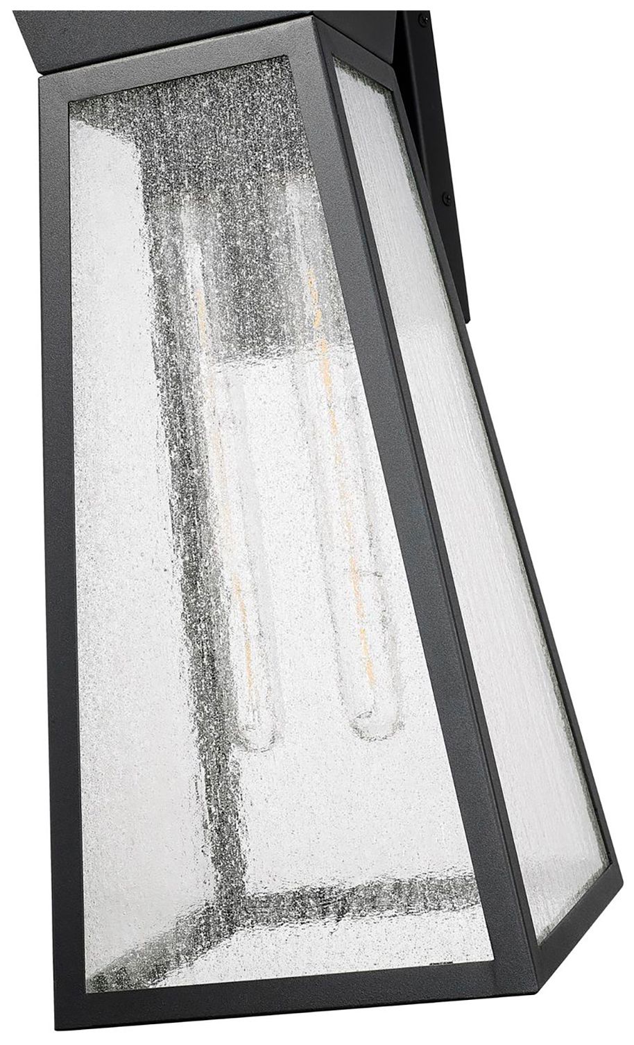 Image 3 Lucian 10.5" Wide 2-Light Black Outdoor Wall Light With Clear Glass Sh more views