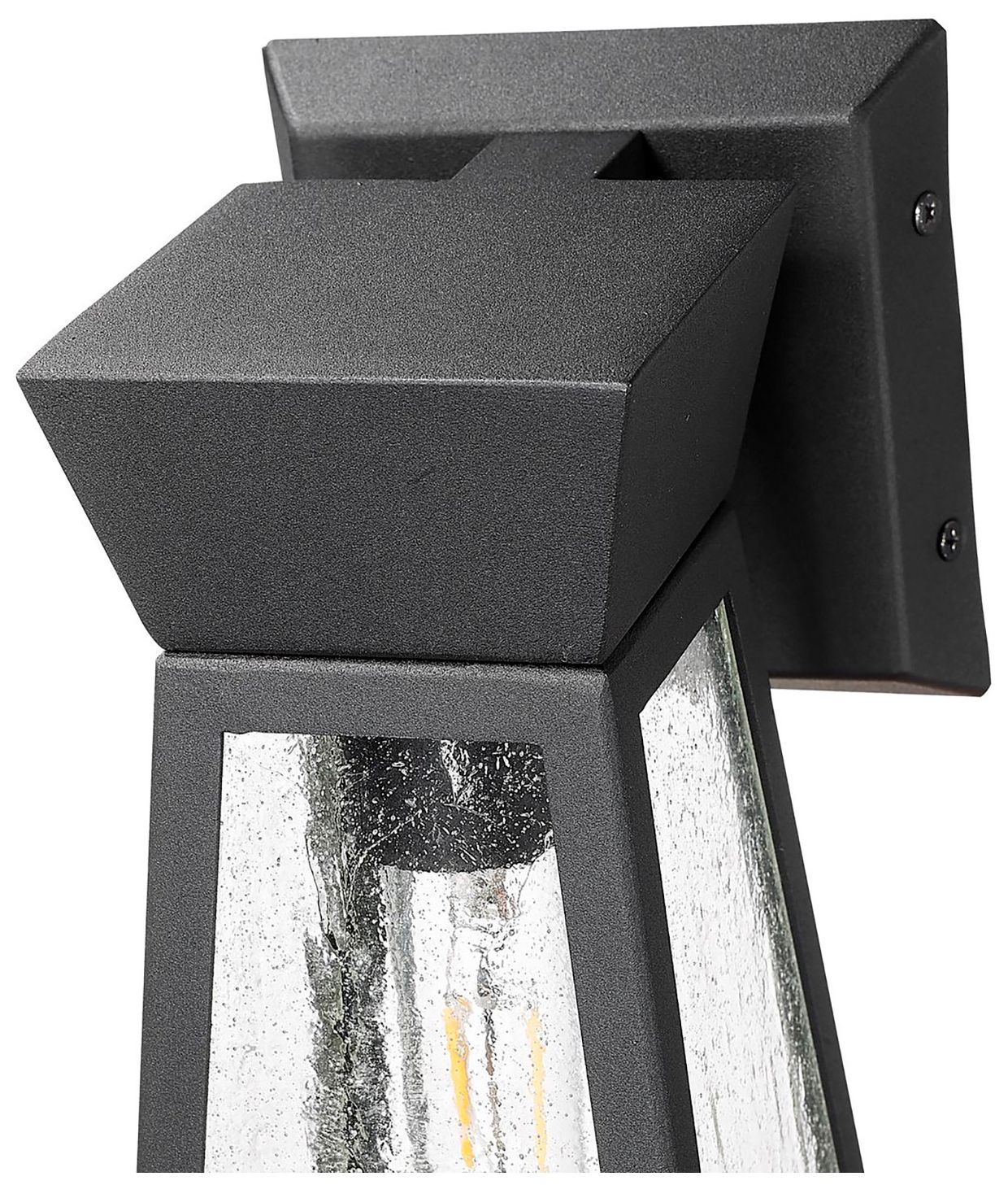 Image 4 Lucian 10.5" Wide 2-Light Black Outdoor Wall Light With Clear Glass Sh more views