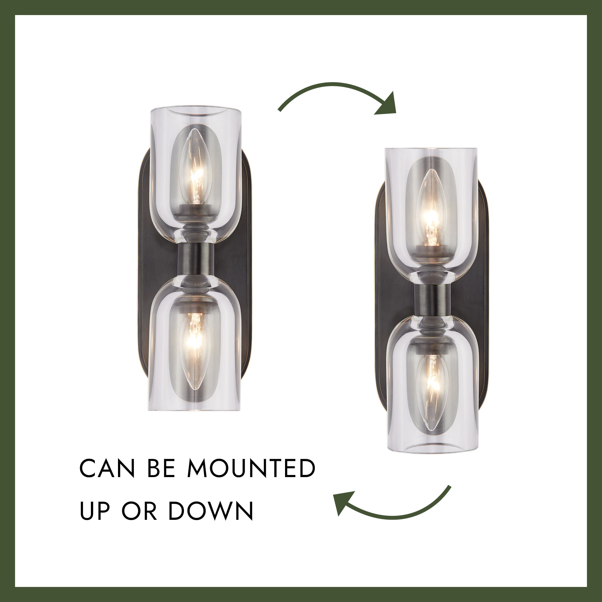 Image 6 Lucian 11 1/2" High Vintage Brass 2-Light Wall Sconce more views