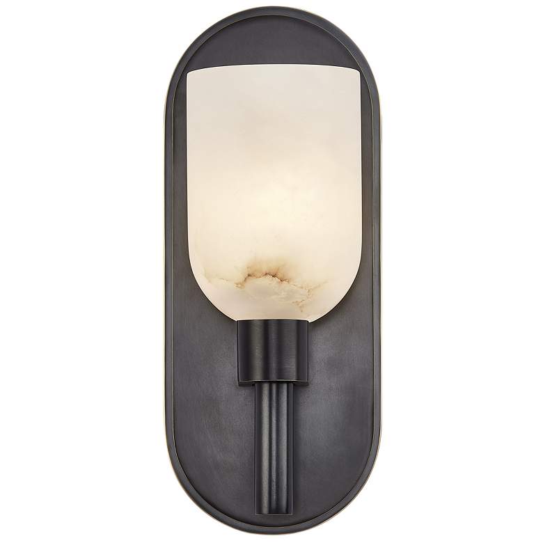 Image 1 Lucian 11 1/4" High Urban Bronze Wall Sconce