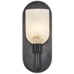 Lucian 11 1/4" High Urban Bronze Wall Sconce